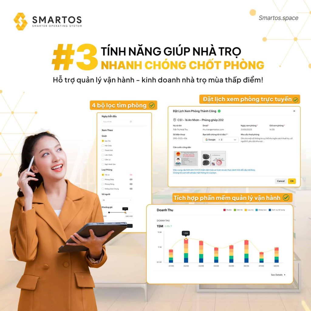 ứng dụng tìm phòng trọ Smartos White Label