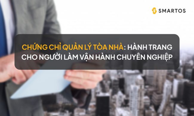 Chứng chỉ quản lý toà nhà